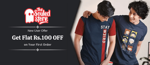 souled store first time coupon code